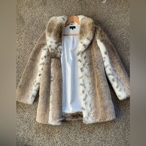 Majorelle Tatiana arctic fox faux fur coat
